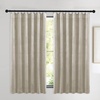 image:imageNICETOWN 96 inch Long Brown Velvet Curtains Extra Wide W62 x L96 Luxury Soft Thermal Insulated Room Darkening Heavy Duty Velvet Drapes for Sliding Glass Door 2 PanelsBrown Series  Camel