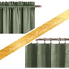 image:imageNICETOWN 96 inch Long Brown Velvet Curtains Extra Wide W62 x L96 Luxury Soft Thermal Insulated Room Darkening Heavy Duty Velvet Drapes for Sliding Glass Door 2 PanelsGreen Series  Sage Green