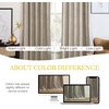 image:imageNICETOWN 96 inch Long Brown Velvet Curtains Extra Wide W62 x L96 Luxury Soft Thermal Insulated Room Darkening Heavy Duty Velvet Drapes for Sliding Glass Door 2 PanelsBrown Series  Camel