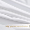image:imageNICETOWN 96 inch Long Brown Velvet Curtains Extra Wide W62 x L96 Luxury Soft Thermal Insulated Room Darkening Heavy Duty Velvet Drapes for Sliding Glass Door 2 PanelsWhite Series  Pure White