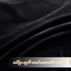 image:imageNICETOWN 96 inch Long Brown Velvet Curtains Extra Wide W62 x L96 Luxury Soft Thermal Insulated Room Darkening Heavy Duty Velvet Drapes for Sliding Glass Door 2 PanelsBlack Series  Black