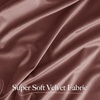 image:imageNICETOWN 96 inch Long Brown Velvet Curtains Extra Wide W62 x L96 Luxury Soft Thermal Insulated Room Darkening Heavy Duty Velvet Drapes for Sliding Glass Door 2 PanelsPurple Series  Wild Rose
