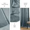 image:imageNICETOWN 96 inch Long Brown Velvet Curtains Extra Wide W62 x L96 Luxury Soft Thermal Insulated Room Darkening Heavy Duty Velvet Drapes for Sliding Glass Door 2 PanelsBlue Series  Stone Blue