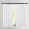 image:imageNICETOWN 96 inch Long Brown Velvet Curtains Extra Wide W62 x L96 Luxury Soft Thermal Insulated Room Darkening Heavy Duty Velvet Drapes for Sliding Glass Door 2 PanelsWhite Series  Pure White