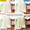 image:imageNICETOWN 96 inch Long Brown Velvet Curtains Extra Wide W62 x L96 Luxury Soft Thermal Insulated Room Darkening Heavy Duty Velvet Drapes for Sliding Glass Door 2 PanelsWhite Series  Ivory White