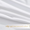 image:imageNICETOWN 96 inch Long Brown Velvet Curtains Extra Wide W62 x L96 Luxury Soft Thermal Insulated Room Darkening Heavy Duty Velvet Drapes for Sliding Glass Door 2 PanelsWhite Series  Pure White