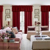 image:imageNICETOWN 96 inch Long Brown Velvet Curtains Extra Wide W62 x L96 Luxury Soft Thermal Insulated Room Darkening Heavy Duty Velvet Drapes for Sliding Glass Door 2 PanelsRed Series  Red