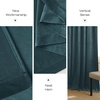 image:imageNICETOWN 96 inch Long Brown Velvet Curtains Extra Wide W62 x L96 Luxury Soft Thermal Insulated Room Darkening Heavy Duty Velvet Drapes for Sliding Glass Door 2 PanelsBlue Series  Greyish Blue