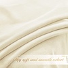 image:imageNICETOWN 96 inch Long Brown Velvet Curtains Extra Wide W62 x L96 Luxury Soft Thermal Insulated Room Darkening Heavy Duty Velvet Drapes for Sliding Glass Door 2 PanelsWhite Series  Ivory White