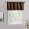 image:imageNICETOWN 96 inch Long Brown Velvet Curtains Extra Wide W62 x L96 Luxury Soft Thermal Insulated Room Darkening Heavy Duty Velvet Drapes for Sliding Glass Door 2 PanelsBrown Series  Brown