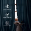 image:imageNICETOWN 96 inch Long Brown Velvet Curtains Extra Wide W62 x L96 Luxury Soft Thermal Insulated Room Darkening Heavy Duty Velvet Drapes for Sliding Glass Door 2 Panels3  Pom Pom  Slate Blue