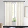 image:imageNICETOWN 96 inch Long Brown Velvet Curtains Extra Wide W62 x L96 Luxury Soft Thermal Insulated Room Darkening Heavy Duty Velvet Drapes for Sliding Glass Door 2 PanelsWhite Series  Ivory White