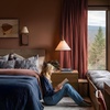 image:imageNICETOWN 96 inch Long Brown Velvet Curtains Extra Wide W62 x L96 Luxury Soft Thermal Insulated Room Darkening Heavy Duty Velvet Drapes for Sliding Glass Door 2 PanelsRed Series  Rust Red