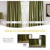 image:imageNICETOWN 96 inch Long Brown Velvet Curtains Extra Wide W62 x L96 Luxury Soft Thermal Insulated Room Darkening Heavy Duty Velvet Drapes for Sliding Glass Door 2 PanelsGreen Series  Moss Green