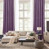 image:imageNICETOWN 96 inch Long Brown Velvet Curtains Extra Wide W62 x L96 Luxury Soft Thermal Insulated Room Darkening Heavy Duty Velvet Drapes for Sliding Glass Door 2 PanelsPurple Series  Lavender Purple