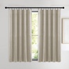 image:imageNICETOWN 96 inch Long Brown Velvet Curtains Extra Wide W62 x L96 Luxury Soft Thermal Insulated Room Darkening Heavy Duty Velvet Drapes for Sliding Glass Door 2 PanelsBrown Series  Camel