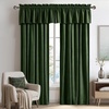 image:imageNICETOWN 96 inch Long Brown Velvet Curtains Extra Wide W62 x L96 Luxury Soft Thermal Insulated Room Darkening Heavy Duty Velvet Drapes for Sliding Glass Door 2 PanelsGreen Series  Olive Green