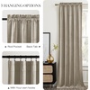 image:imageNICETOWN 96 inch Long Brown Velvet Curtains Extra Wide W62 x L96 Luxury Soft Thermal Insulated Room Darkening Heavy Duty Velvet Drapes for Sliding Glass Door 2 PanelsBrown Series  Camel