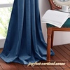 image:imageNICETOWN 96 inch Long Brown Velvet Curtains Extra Wide W62 x L96 Luxury Soft Thermal Insulated Room Darkening Heavy Duty Velvet Drapes for Sliding Glass Door 2 PanelsBlue Series  Navy Blue