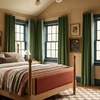image:imageNICETOWN 96 inch Long Brown Velvet Curtains Extra Wide W62 x L96 Luxury Soft Thermal Insulated Room Darkening Heavy Duty Velvet Drapes for Sliding Glass Door 2 Panels1  Embroidered Trim  Olive Green