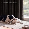 image:imageNICETOWN 96 inch Long Brown Velvet Curtains Extra Wide W62 x L96 Luxury Soft Thermal Insulated Room Darkening Heavy Duty Velvet Drapes for Sliding Glass Door 2 PanelsBrown Series  Brown