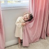 image:imageNICETOWN 96 inch Long Brown Velvet Curtains Extra Wide W62 x L96 Luxury Soft Thermal Insulated Room Darkening Heavy Duty Velvet Drapes for Sliding Glass Door 2 PanelsPink Series  Light Pink