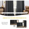 image:imageNICETOWN 96 inch Long Brown Velvet Curtains Extra Wide W62 x L96 Luxury Soft Thermal Insulated Room Darkening Heavy Duty Velvet Drapes for Sliding Glass Door 2 PanelsGrey Series  Grey