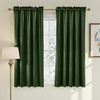 image:imageNICETOWN 96 inch Long Brown Velvet Curtains Extra Wide W62 x L96 Luxury Soft Thermal Insulated Room Darkening Heavy Duty Velvet Drapes for Sliding Glass Door 2 PanelsGreen Series  Olive Green