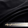 image:imageNICETOWN 96 inch Long Brown Velvet Curtains Extra Wide W62 x L96 Luxury Soft Thermal Insulated Room Darkening Heavy Duty Velvet Drapes for Sliding Glass Door 2 PanelsBlack Series  Black
