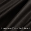image:imageNICETOWN 96 inch Long Brown Velvet Curtains Extra Wide W62 x L96 Luxury Soft Thermal Insulated Room Darkening Heavy Duty Velvet Drapes for Sliding Glass Door 2 PanelsBrown Series  Brown