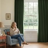 image:imageNICETOWN 96 inch Long Brown Velvet Curtains Extra Wide W62 x L96 Luxury Soft Thermal Insulated Room Darkening Heavy Duty Velvet Drapes for Sliding Glass Door 2 PanelsGreen Series  Olive Green