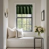 image:imageNICETOWN 96 inch Long Brown Velvet Curtains Extra Wide W62 x L96 Luxury Soft Thermal Insulated Room Darkening Heavy Duty Velvet Drapes for Sliding Glass Door 2 PanelsGreen Series  Olive Green