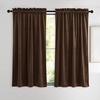 image:imageNICETOWN 96 inch Long Brown Velvet Curtains Extra Wide W62 x L96 Luxury Soft Thermal Insulated Room Darkening Heavy Duty Velvet Drapes for Sliding Glass Door 2 PanelsBrown Series  Brown