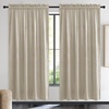 image:imageNICETOWN 96 inch Long Brown Velvet Curtains Extra Wide W62 x L96 Luxury Soft Thermal Insulated Room Darkening Heavy Duty Velvet Drapes for Sliding Glass Door 2 PanelsBrown Series  Camel