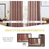 image:imageNICETOWN 96 inch Long Brown Velvet Curtains Extra Wide W62 x L96 Luxury Soft Thermal Insulated Room Darkening Heavy Duty Velvet Drapes for Sliding Glass Door 2 PanelsPink Series  Dusty Pink