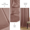 image:imageNICETOWN 96 inch Long Brown Velvet Curtains Extra Wide W62 x L96 Luxury Soft Thermal Insulated Room Darkening Heavy Duty Velvet Drapes for Sliding Glass Door 2 PanelsPink Series  Dusty Pink