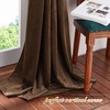 image:imageNICETOWN 96 inch Long Brown Velvet Curtains Extra Wide W62 x L96 Luxury Soft Thermal Insulated Room Darkening Heavy Duty Velvet Drapes for Sliding Glass Door 2 PanelsBrown Series  Brown