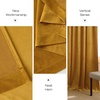 image:imageNICETOWN 96 inch Long Brown Velvet Curtains Extra Wide W62 x L96 Luxury Soft Thermal Insulated Room Darkening Heavy Duty Velvet Drapes for Sliding Glass Door 2 PanelsYellow Series  Mustard Gold