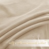 image:imageNICETOWN 96 inch Long Brown Velvet Curtains Extra Wide W62 x L96 Luxury Soft Thermal Insulated Room Darkening Heavy Duty Velvet Drapes for Sliding Glass Door 2 PanelsYellow Series  Beige