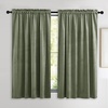 image:imageNICETOWN 96 inch Long Brown Velvet Curtains Extra Wide W62 x L96 Luxury Soft Thermal Insulated Room Darkening Heavy Duty Velvet Drapes for Sliding Glass Door 2 PanelsGreen Series  Sage Green
