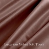 image:imageNICETOWN 96 inch Long Brown Velvet Curtains Extra Wide W62 x L96 Luxury Soft Thermal Insulated Room Darkening Heavy Duty Velvet Drapes for Sliding Glass Door 2 PanelsPink Series  Dusty Rose Pink