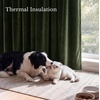 image:imageNICETOWN 96 inch Long Brown Velvet Curtains Extra Wide W62 x L96 Luxury Soft Thermal Insulated Room Darkening Heavy Duty Velvet Drapes for Sliding Glass Door 2 PanelsGreen Series  Olive Green