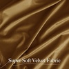 image:imageNICETOWN 96 inch Long Brown Velvet Curtains Extra Wide W62 x L96 Luxury Soft Thermal Insulated Room Darkening Heavy Duty Velvet Drapes for Sliding Glass Door 2 PanelsYellow Series  Gold Brown