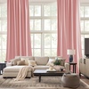image:imageNICETOWN 96 inch Long Brown Velvet Curtains Extra Wide W62 x L96 Luxury Soft Thermal Insulated Room Darkening Heavy Duty Velvet Drapes for Sliding Glass Door 2 PanelsPink Series  Blush Pink