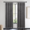 image:imageNICETOWN 96 inch Long Brown Velvet Curtains Extra Wide W62 x L96 Luxury Soft Thermal Insulated Room Darkening Heavy Duty Velvet Drapes for Sliding Glass Door 2 PanelsGrey Series  Grey