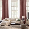 image:imageNICETOWN 96 inch Long Brown Velvet Curtains Extra Wide W62 x L96 Luxury Soft Thermal Insulated Room Darkening Heavy Duty Velvet Drapes for Sliding Glass Door 2 PanelsPurple Series  Wild Rose