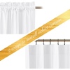 image:imageNICETOWN 96 inch Long Brown Velvet Curtains Extra Wide W62 x L96 Luxury Soft Thermal Insulated Room Darkening Heavy Duty Velvet Drapes for Sliding Glass Door 2 PanelsWhite Series  Pure White