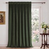 image:imageNICETOWN 96 inch Long Brown Velvet Curtains Extra Wide W62 x L96 Luxury Soft Thermal Insulated Room Darkening Heavy Duty Velvet Drapes for Sliding Glass Door 2 PanelsGreen Series  Olive Green