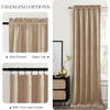 image:imageNICETOWN 96 inch Long Brown Velvet Curtains Extra Wide W62 x L96 Luxury Soft Thermal Insulated Room Darkening Heavy Duty Velvet Drapes for Sliding Glass Door 2 PanelsYellow Series  Beige