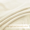 image:imageNICETOWN 96 inch Long Brown Velvet Curtains Extra Wide W62 x L96 Luxury Soft Thermal Insulated Room Darkening Heavy Duty Velvet Drapes for Sliding Glass Door 2 PanelsWhite Series  Ivory White